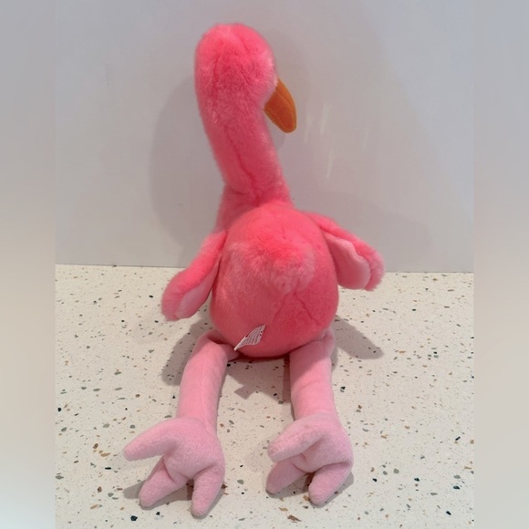 Vintage The Beanie Buddies Collection‎ Ty 1998 Pink Flamingo Plush - Picture 3 of 7